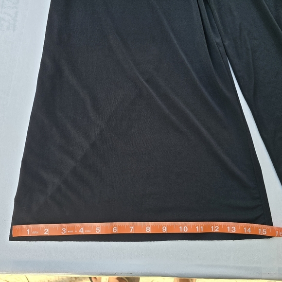 ZARA Black Halter Wide-Leg Jumpsuit Keyhole  Size S - Picture 8 of 10